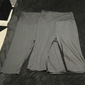 TWO Pairs: Small/Medium Athletic Crop Leggings